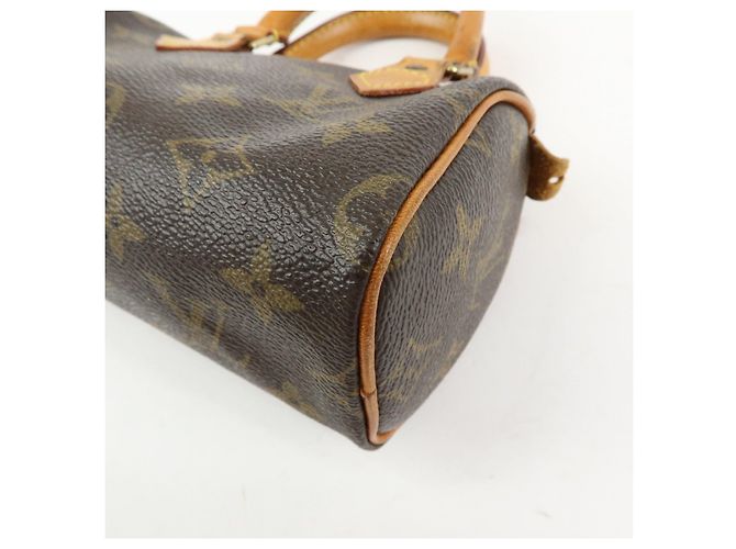 Autre Marque Louis Vuitton Monogram Mini Speedy Shoulder Hand Bag Brown M41534 - vista 12