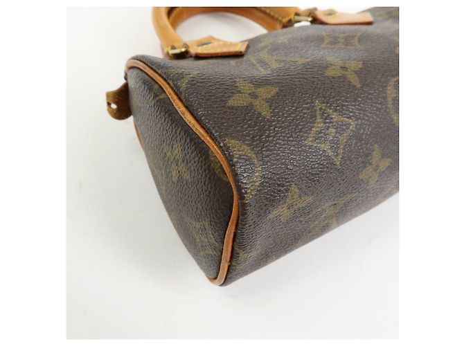 Autre Marque Louis Vuitton Monogram Mini Speedy Shoulder Hand Bag Brown M41534 - vista 13