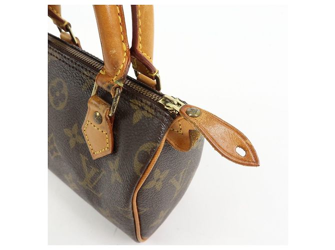 Autre Marque Louis Vuitton Monogram Mini Speedy Shoulder Hand Bag Brown M41534 - vista 15