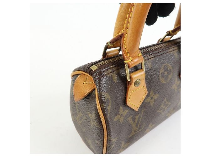 Autre Marque Louis Vuitton Monogram Mini Speedy Shoulder Hand Bag Brown M41534 - vista 16
