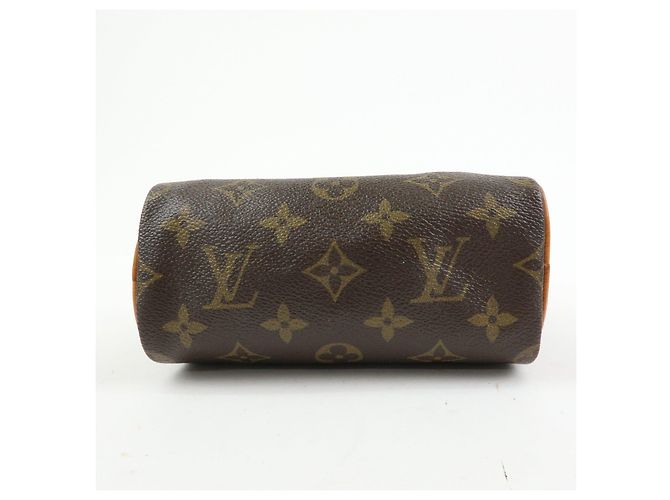 Autre Marque Louis Vuitton Monogram Mini Speedy Shoulder Hand Bag Brown M41534 - vista 5