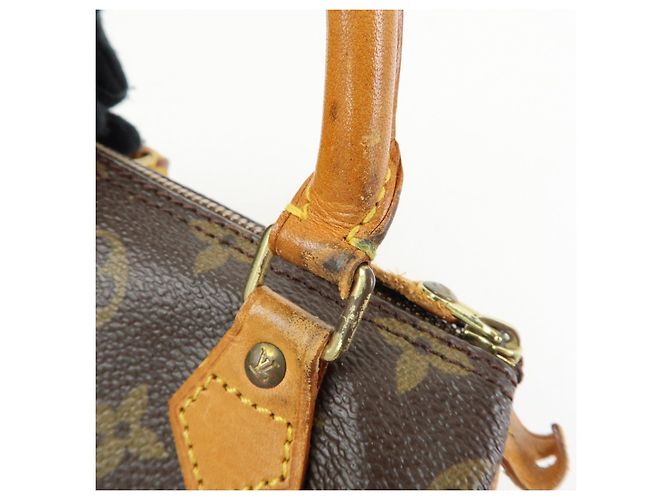 Autre Marque Louis Vuitton Monogram Mini Speedy Shoulder Hand Bag Brown M41534 - vista 9