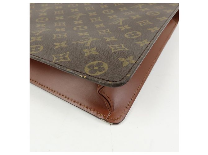 Louis Vuitton Monogram Port‑Documents Bandoulière Brown M53338 - vista 12