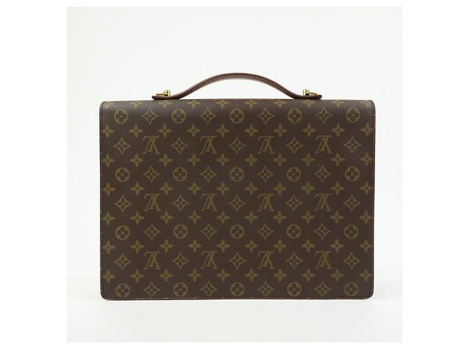 Louis Vuitton Monogram Port‑Documents Bandoulière Brown M53338 - vista 2