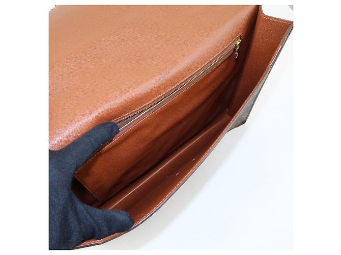 Louis Vuitton Monogram Port‑Documents Bandoulière Brown M53338 - vista 20