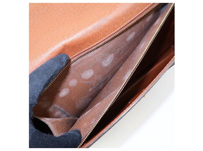 Louis Vuitton Monogram Port‑Documents Bandoulière Brown M53338 - vista 21