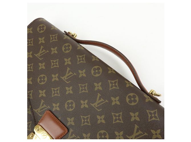 Louis Vuitton Monogram Port‑Documents Bandoulière Brown M53338 - vista 6