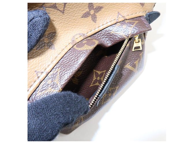 Louis Vuitton Monogram Reverse Palm Springs Backpack Mini M42411 - vista 17