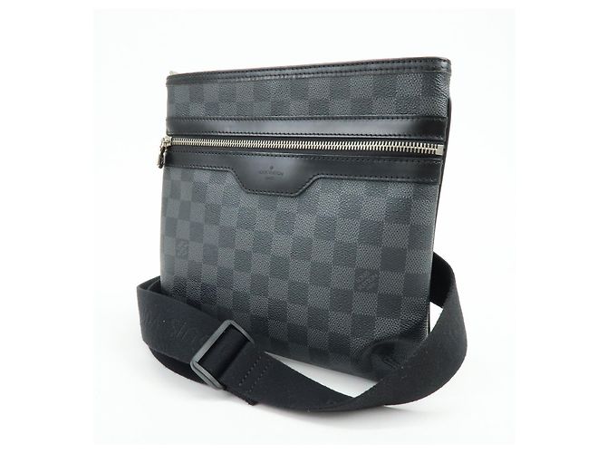 Borsa a tracolla Louis Vuitton Damier Graphite Thomas N58028 - vista 3