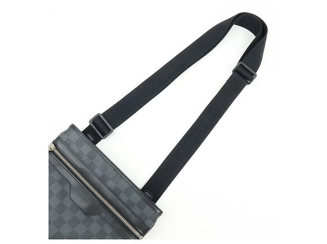 Borsa a tracolla Louis Vuitton Damier Graphite Thomas N58028 - vista 6