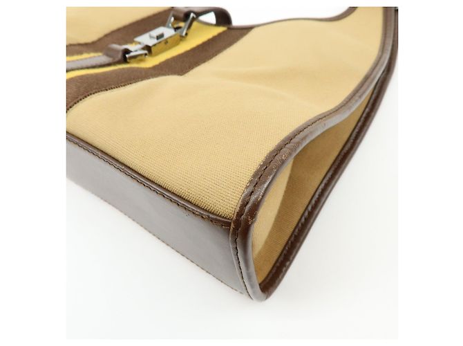 Borsa a tracolla e borsa a mano GUCCI Jackie Sherry Canvas Leather 002.1068 - vista 11