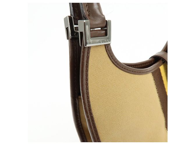 Borsa a tracolla e borsa a mano GUCCI Jackie Sherry Canvas Leather 002.1068 - vista 15