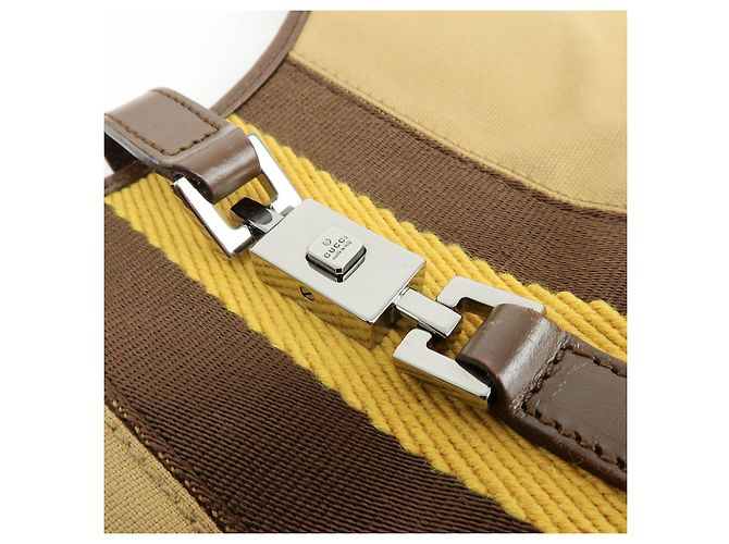 Borsa a tracolla e borsa a mano GUCCI Jackie Sherry Canvas Leather 002.1068 - vista 18