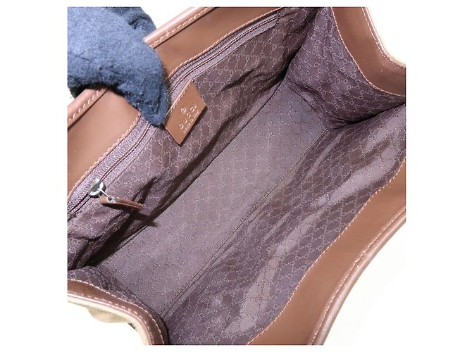 Borsa a tracolla e borsa a mano GUCCI Jackie Sherry Canvas Leather 002.1068 - vista 21