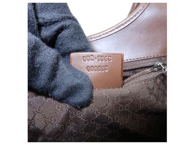 Borsa a tracolla e borsa a mano GUCCI Jackie Sherry Canvas Leather 002.1068 - vista 24