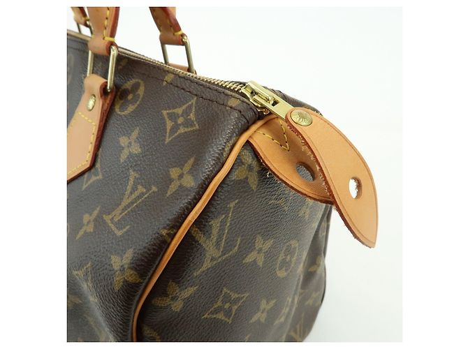 Borsa a mano Louis Vuitton Monogram Speedy 30 Boston Bag Brown M41526 - vista 14