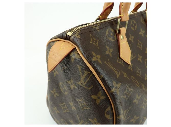 Borsa a mano Louis Vuitton Monogram Speedy 30 Boston Bag Brown M41526 - vista 15