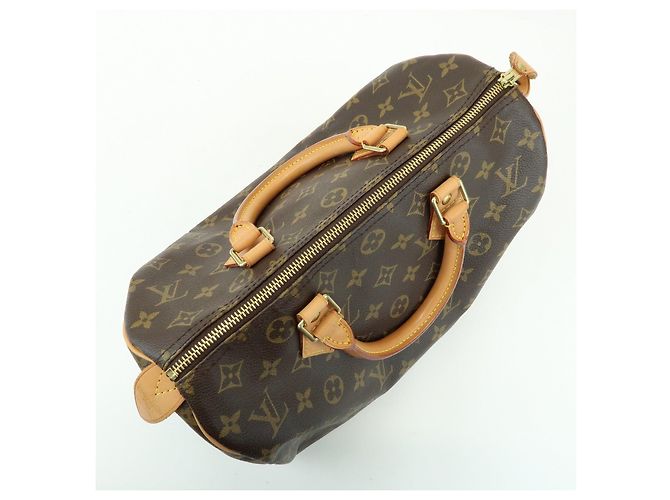 Borsa a mano Louis Vuitton Monogram Speedy 30 Boston Bag Brown M41526 - vista 16