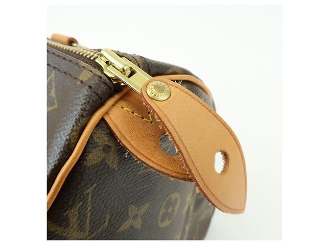 Borsa a mano Louis Vuitton Monogram Speedy 30 Boston Bag Brown M41526 - vista 17
