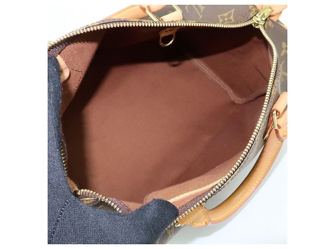 Borsa a mano Louis Vuitton Monogram Speedy 30 Boston Bag Brown M41526 - vista 18