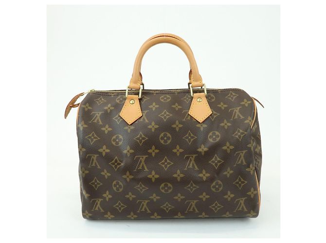 Borsa a mano Louis Vuitton Monogram Speedy 30 Boston Bag Brown M41526 - vista 2