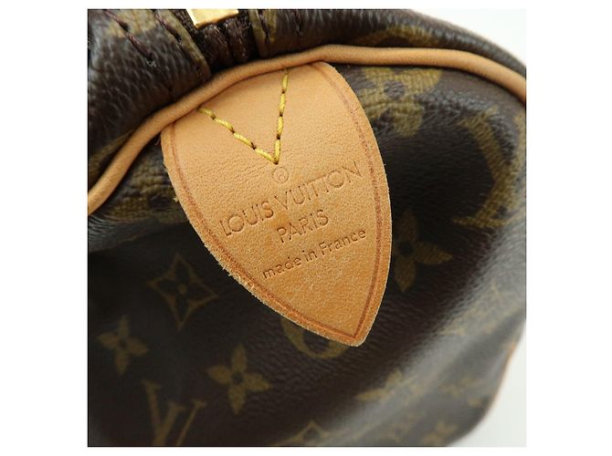 Borsa a mano Louis Vuitton Monogram Speedy 30 Boston Bag Brown M41526 - vista 20