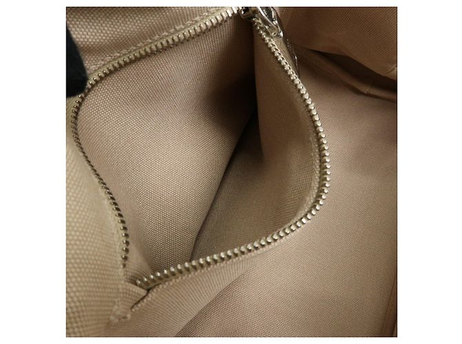 PRADA Canapa Triangle Logo Canvas 2Way Hand Bag Shoulder Bag Beige - vista 22