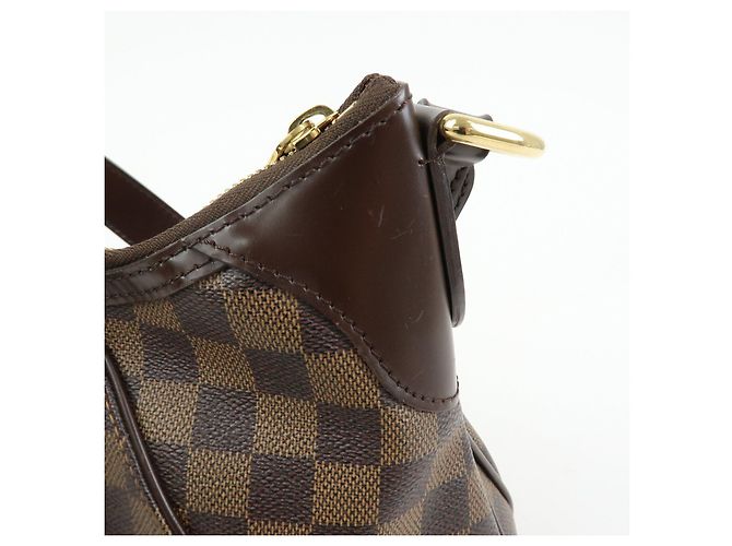 Borsa a tracolla Louis Vuitton Damier Thames GM Brown N48181 - vista 15
