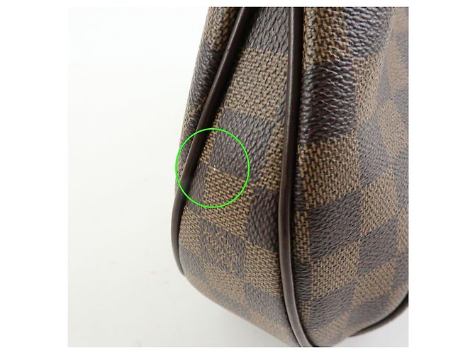 Borsa a tracolla Louis Vuitton Damier Thames GM Brown N48181 - vista 17
