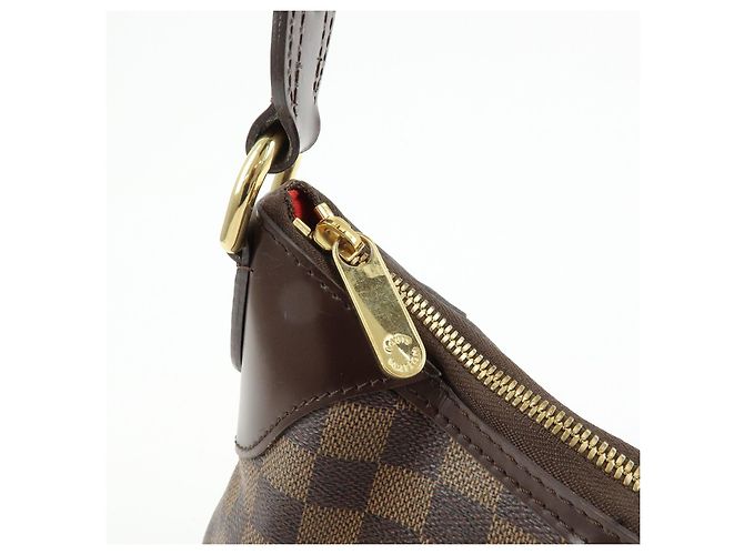 Borsa a tracolla Louis Vuitton Damier Thames GM Brown N48181 - vista 18