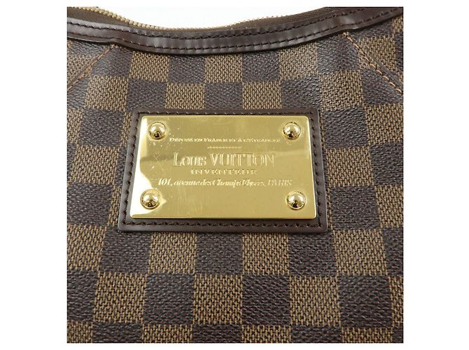 Borsa a tracolla Louis Vuitton Damier Thames GM Brown N48181 - vista 20