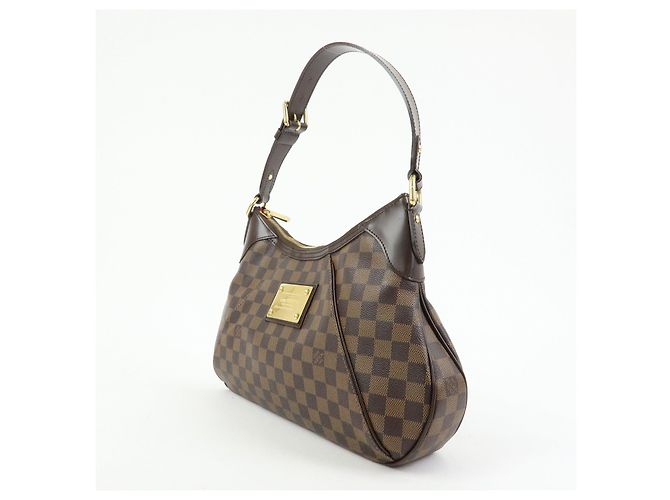 Borsa a tracolla Louis Vuitton Damier Thames GM Brown N48181 - vista 3