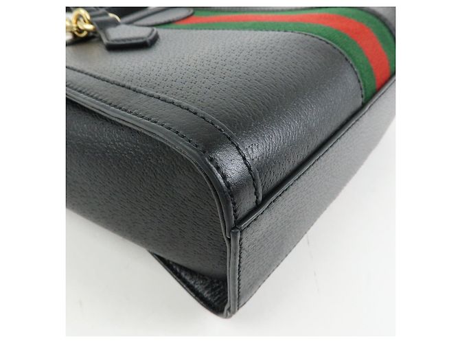 Borsa 2Way GUCCI Ophidia Sherry in pelle Borsa a tracolla Borsa a mano Nera - vista 12