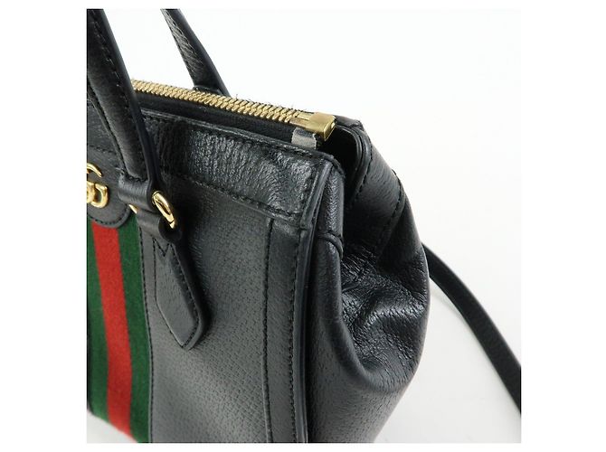 Borsa 2Way GUCCI Ophidia Sherry in pelle Borsa a tracolla Borsa a mano Nera - vista 14