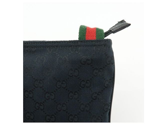 Borsa a tracolla e borsa messenger GUCCI Sherry GG Canvas in pelle Nera - vista 16