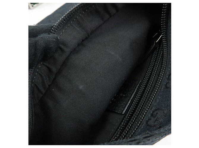 Borsa a tracolla e borsa messenger GUCCI Sherry GG Canvas in pelle Nera - vista 21