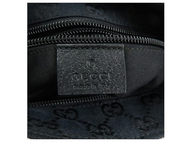Borsa a tracolla e borsa messenger GUCCI Sherry GG Canvas in pelle Nera - vista 23
