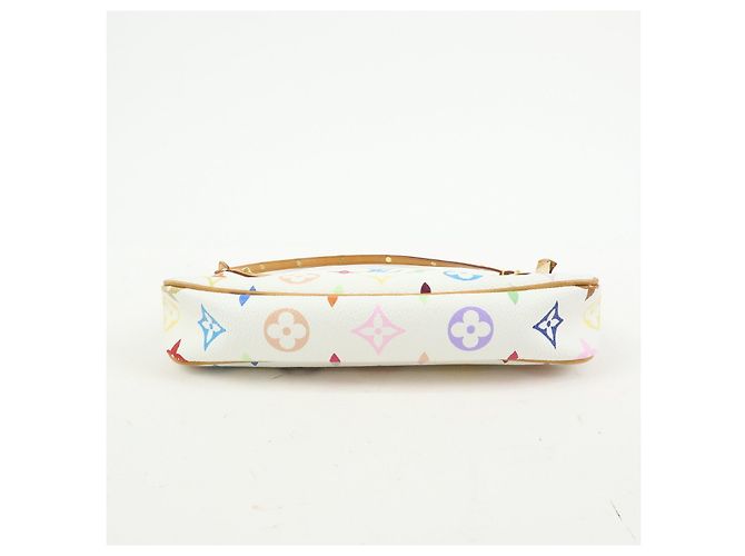 Louis Vuitton Monogram Multicolor Pochette Accessoires Blanc M92649 - vista 5