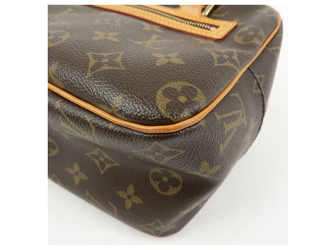 Cité Borsa a Spalla e a Mano Louis Vuitton Monogram Cite MM Marrone M51182 - vista 12
