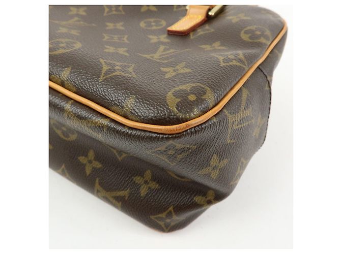 Cité Borsa a Spalla e a Mano Louis Vuitton Monogram Cite MM Marrone M51182 - vista 14