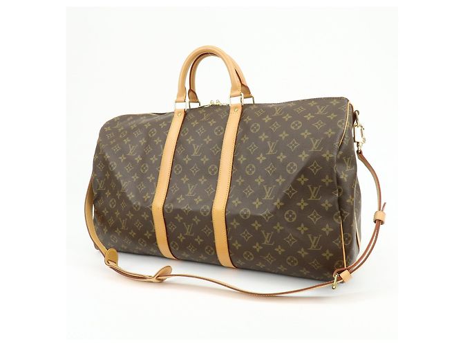 Louis Vuitton Monogram Keep All Bandouliere 55 Boston Bag M41414 - vista 3