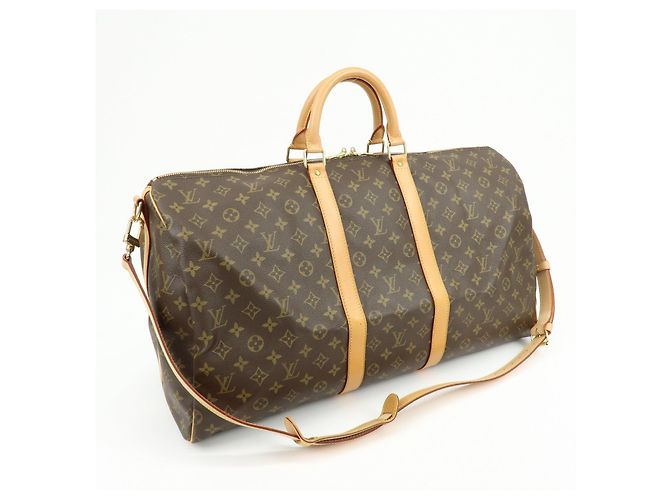 Louis Vuitton Monogram Keep All Bandouliere 55 Boston Bag M41414 - vista 4