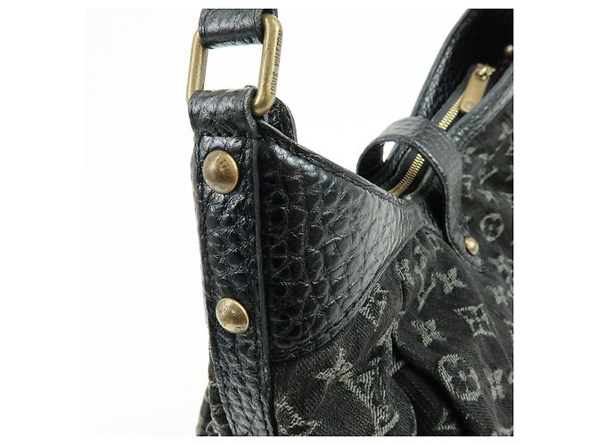 Louis Vuitton Monogram Denim XS Shoulder Crossbody Bag Noir M95608 - vista 17