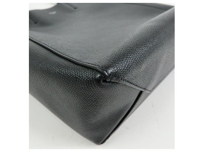 Céline CELINE Party Cal Cabas Leder 2WAY Tasche Tote Bag Handtasche Schwarz - Ansicht 12