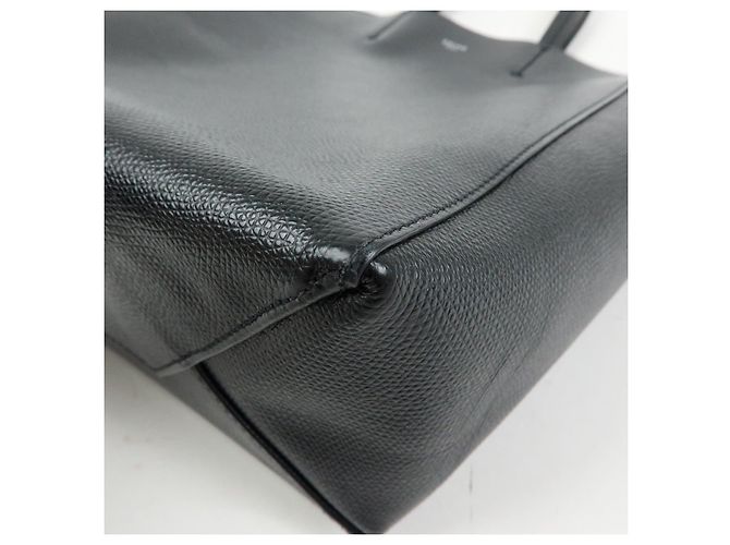 Céline CELINE Party Cal Cabas Leder 2WAY Tasche Tote Bag Handtasche Schwarz - Ansicht 13