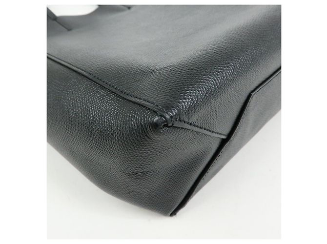 Céline CELINE Party Cal Cabas Leder 2WAY Tasche Tote Bag Handtasche Schwarz - Ansicht 14