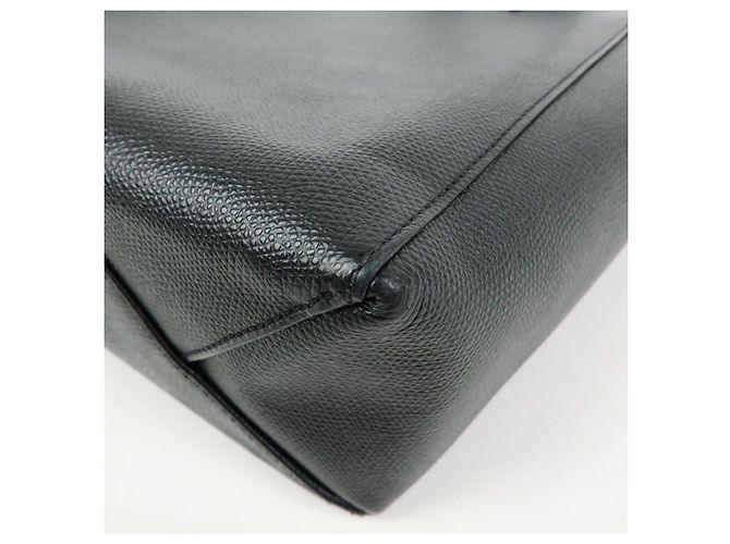 Céline CELINE Party Cal Cabas Leder 2WAY Tasche Tote Bag Handtasche Schwarz - Ansicht 15