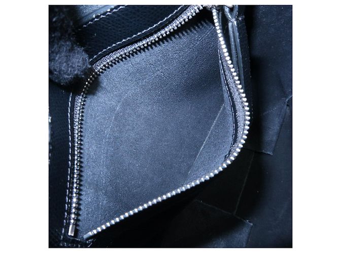 Céline CELINE Party Cal Cabas Leder 2WAY Tasche Tote Bag Handtasche Schwarz - Ansicht 21