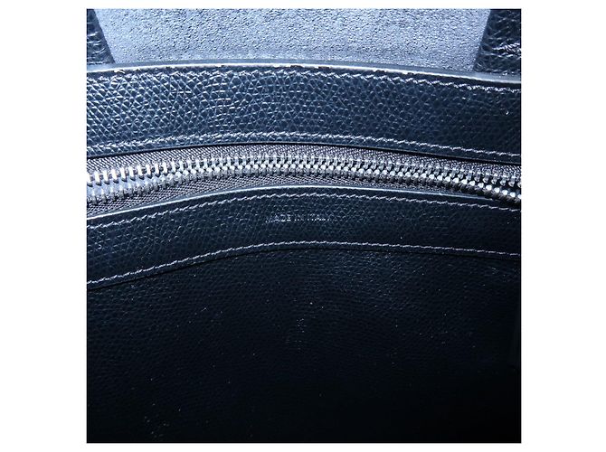 Céline CELINE Party Cal Cabas Leder 2WAY Tasche Tote Bag Handtasche Schwarz - Ansicht 23