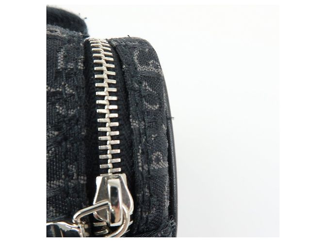 Christian Dior Trotter Oblique Jacquard Leather Tiny Pouch Black - vista 16
